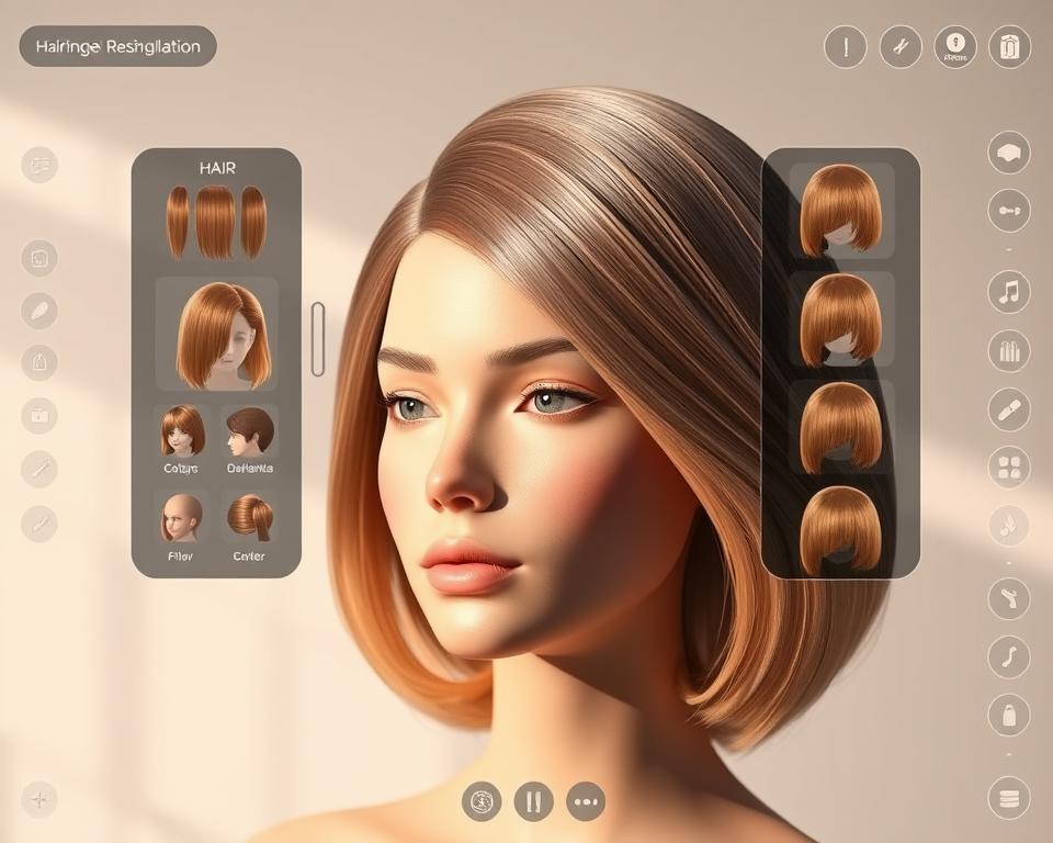 app para simular cortes de cabelo