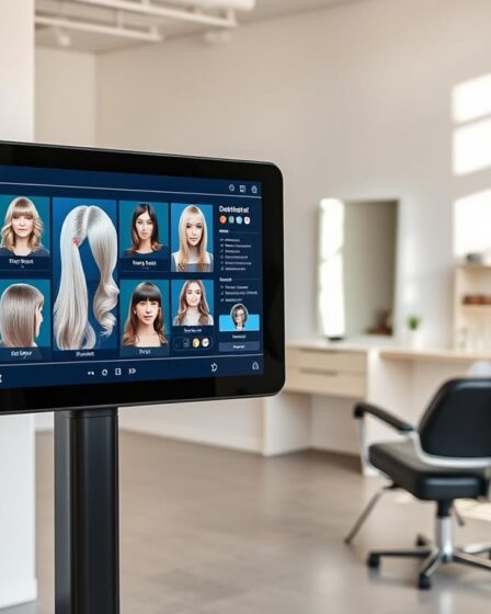 app para simular cortes e cores de cabelo