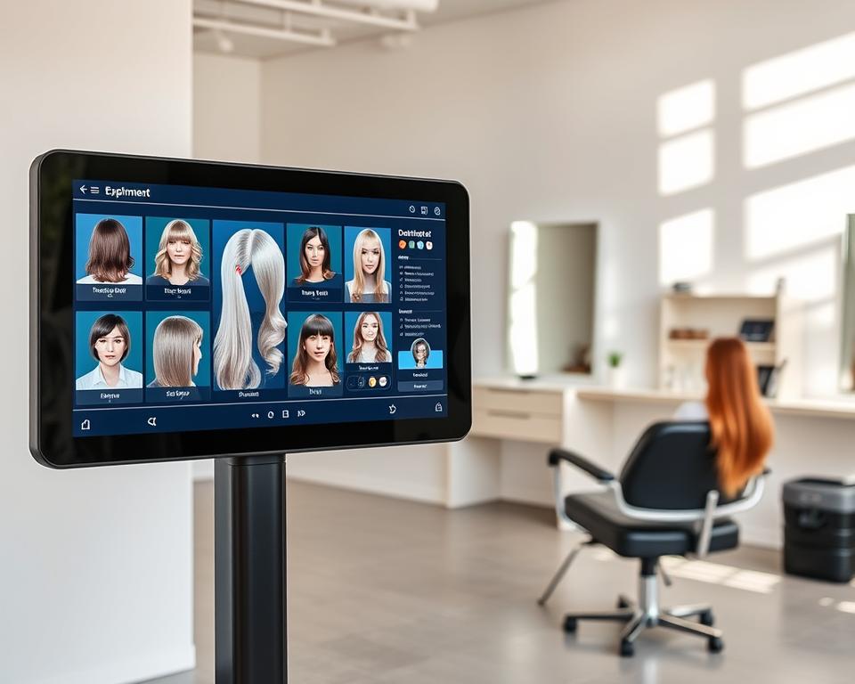 app para simular cortes e cores de cabelo
