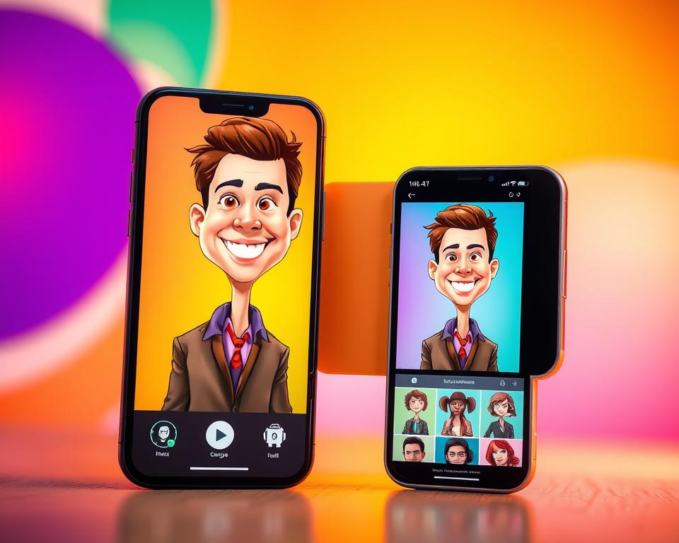 App para fazer caricaturas