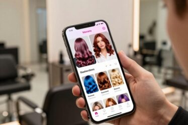 App para simular cores de cabelo
