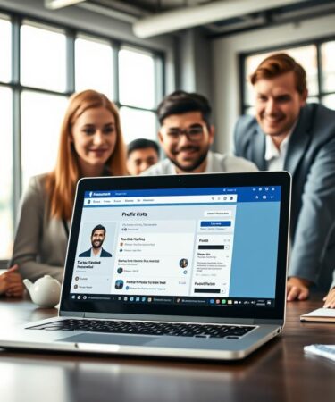 Descubra visitas no seu Facebook