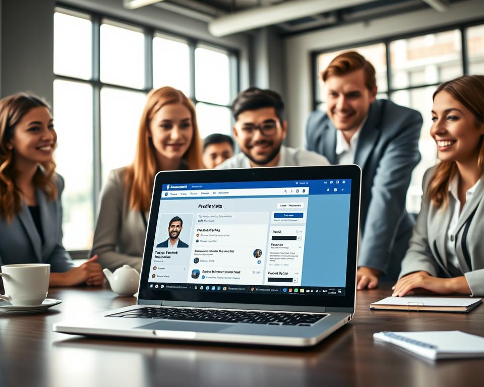 Descubra visitas no seu Facebook