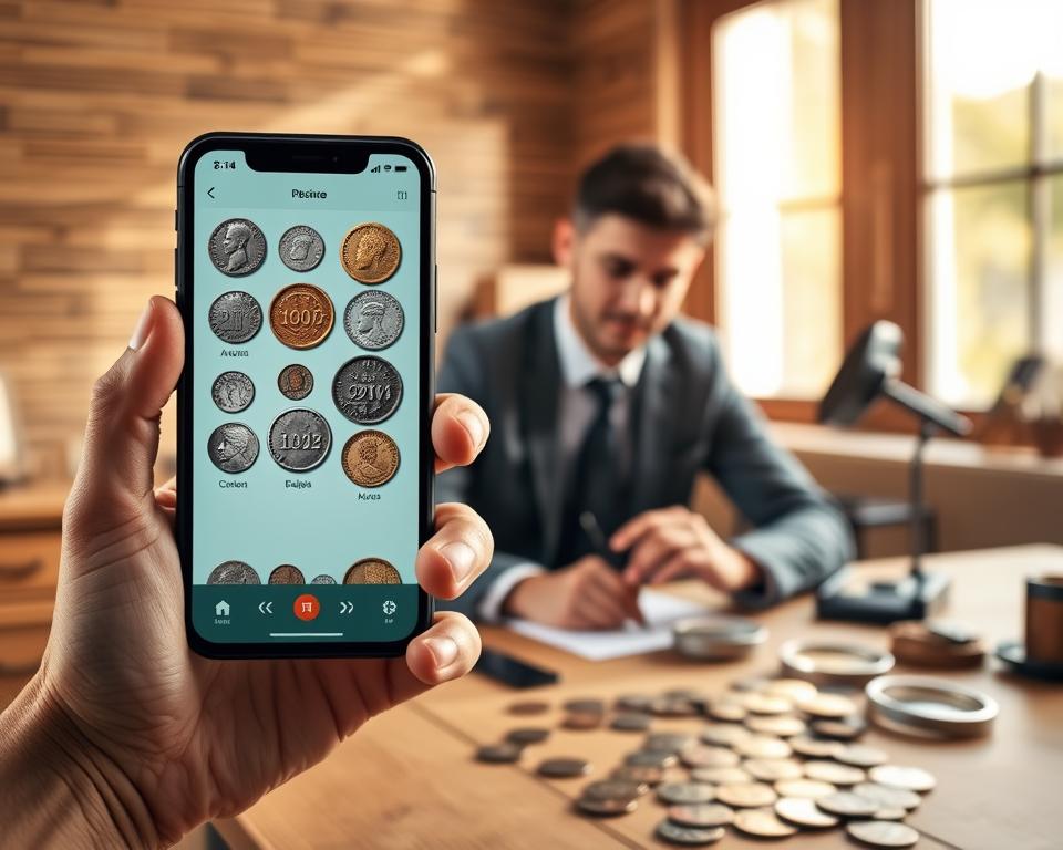 Identifique moedas antigas pelo app