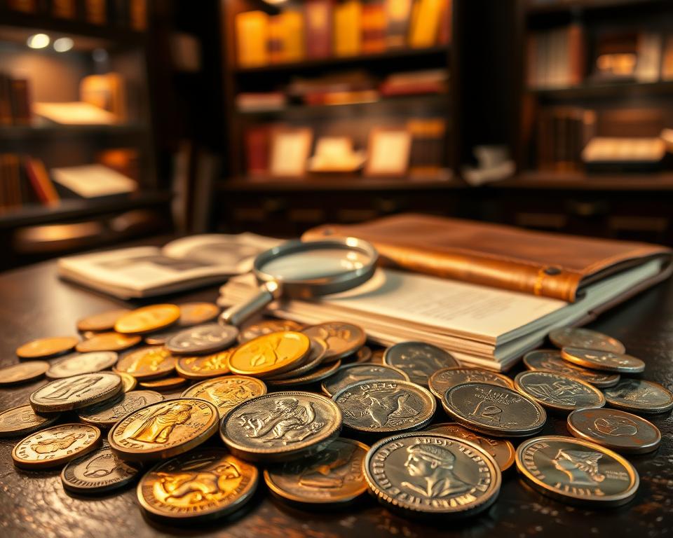 Identifique moedas raras e seus valores