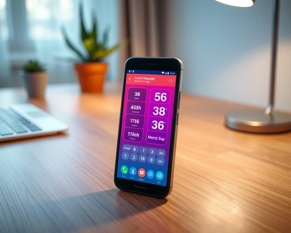 Monitoramento de pressão digital no smartphone