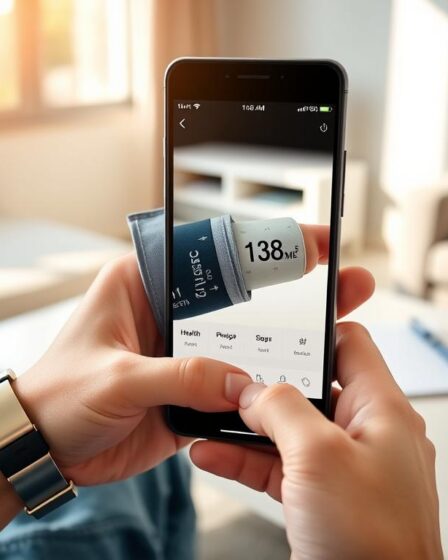 Monitore sua pressão pelo celular