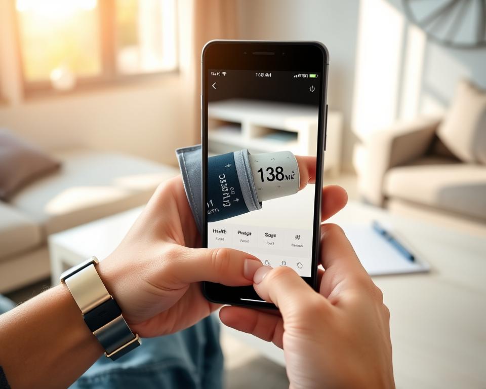 Monitore sua pressão pelo celular