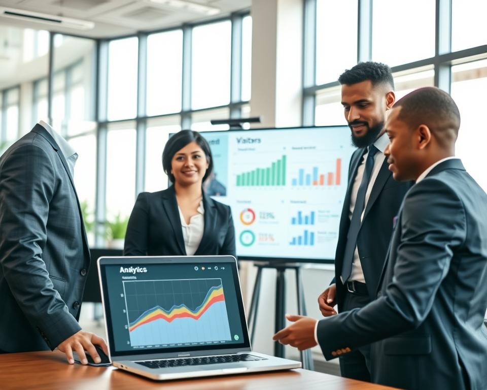 análise de visitantes