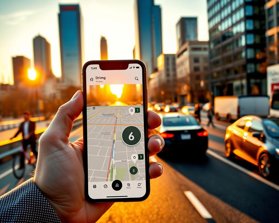 aplicativo de direção