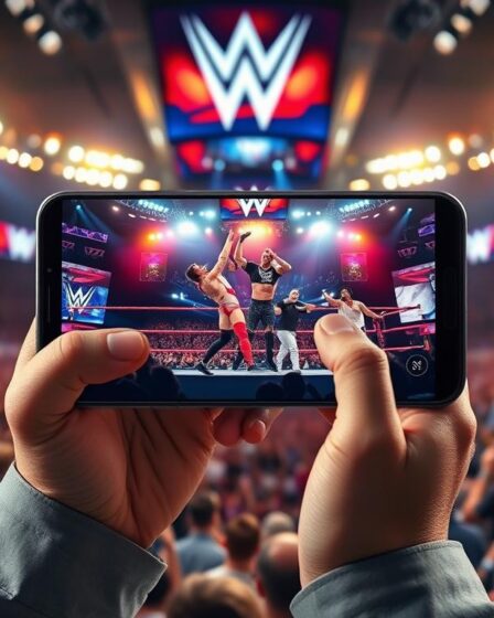 app para assistir wwe