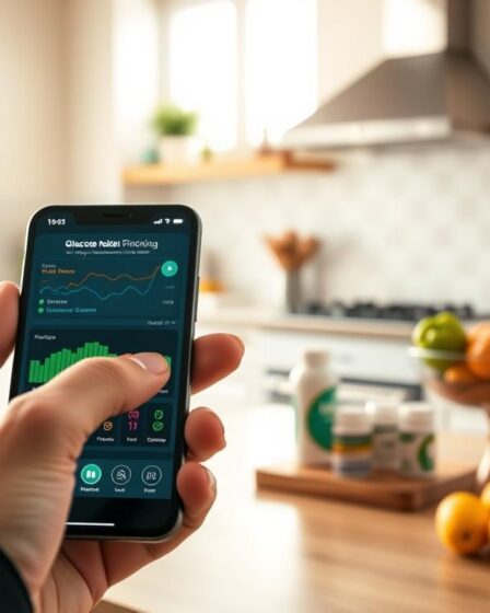 app para monitorar glicose