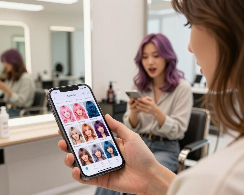 experimente cores de cabelo virtualmente