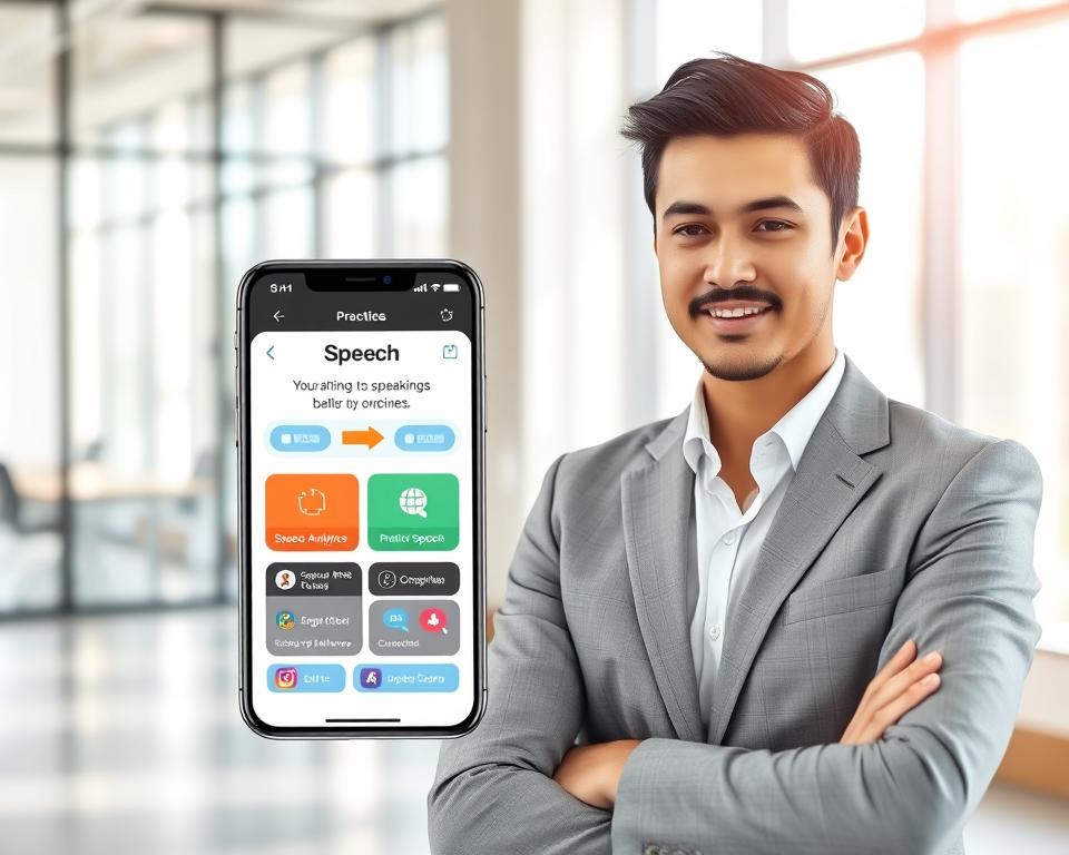 melhorar performance de fala com aplicativo