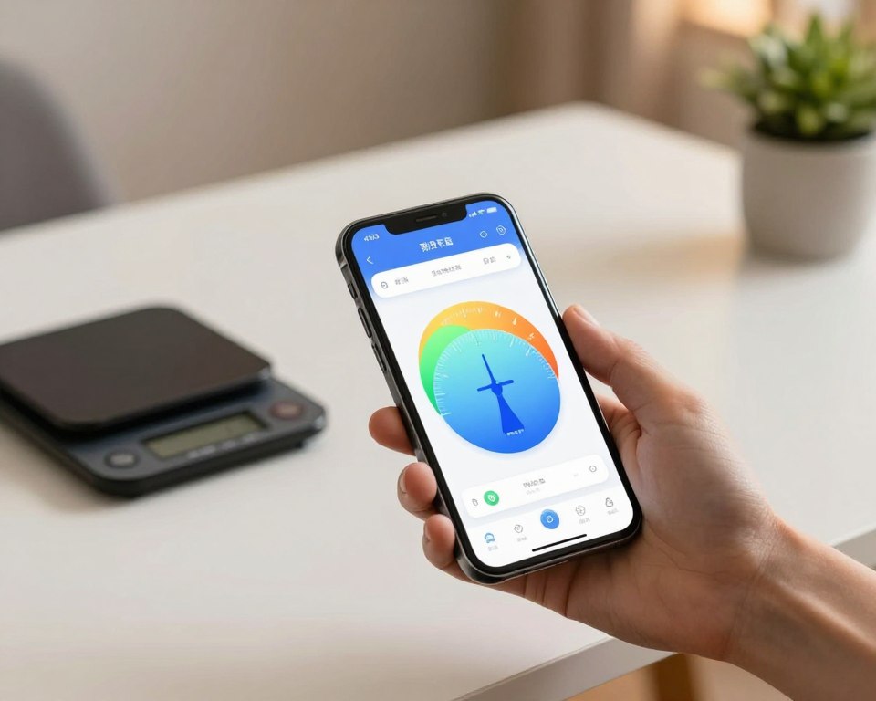 Balança digital no celular Balança digital no celular