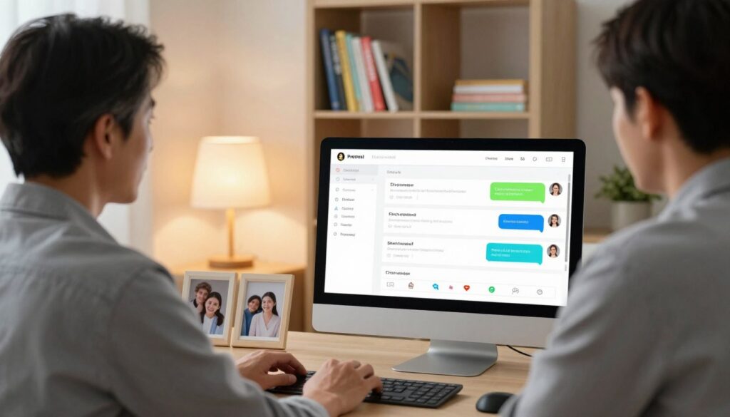 Controle parental para acompanhar conversas