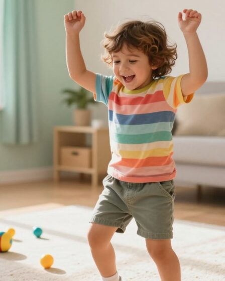 Crie vídeos divertidos do seu filho dançando