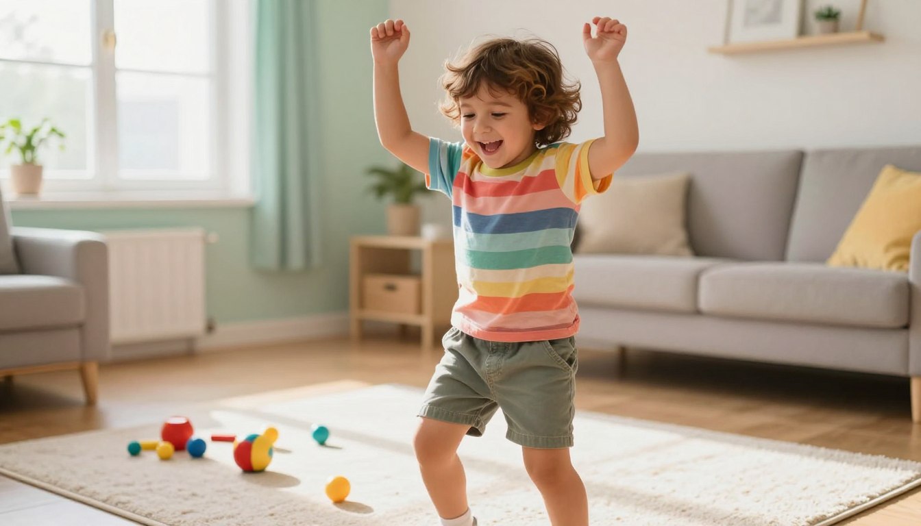 Crie vídeos divertidos do seu filho dançando