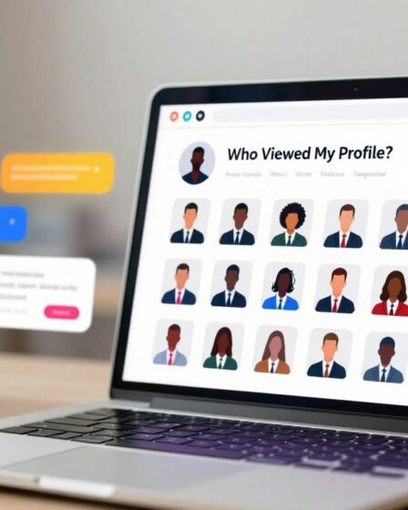 Descubra visitas no seu perfil