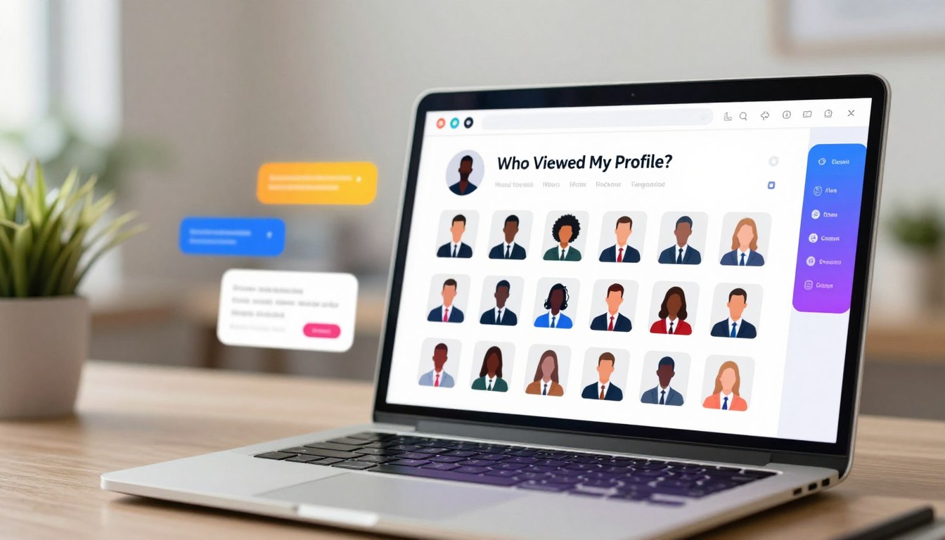 Descubra visitas no seu perfil