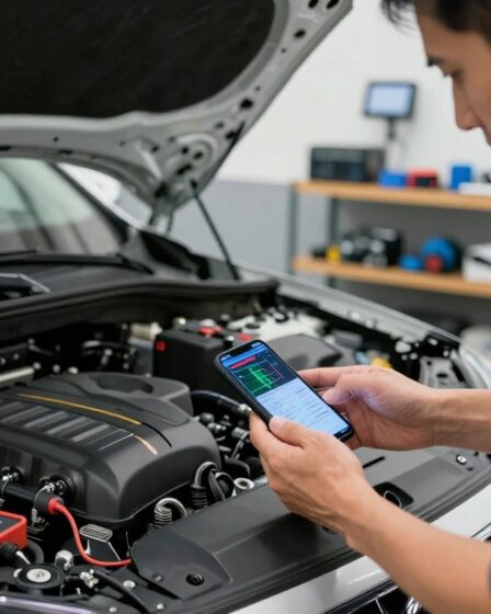 Diagnóstico mecânico direto no celular