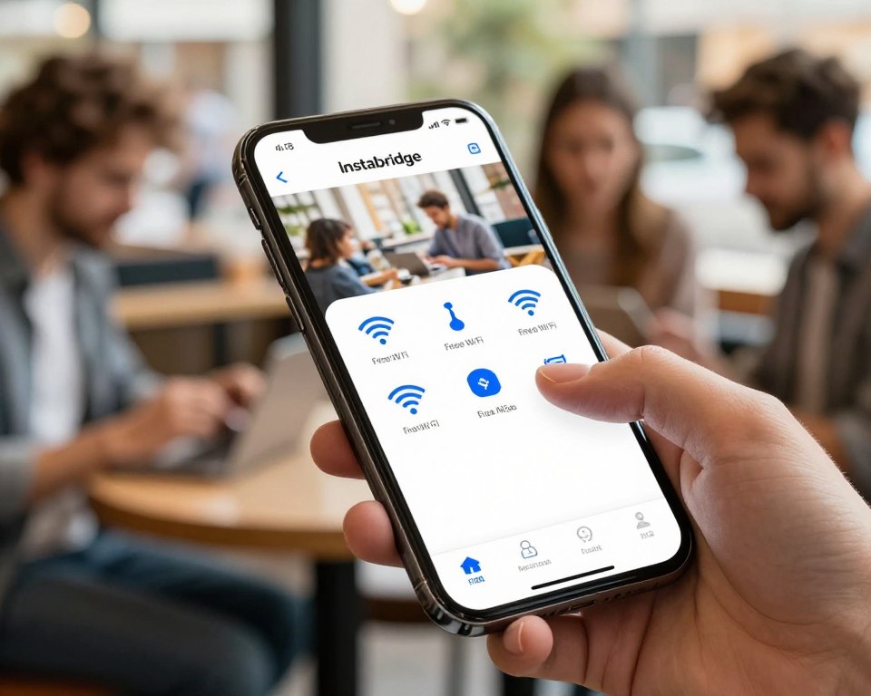 Instabridge tela inicial