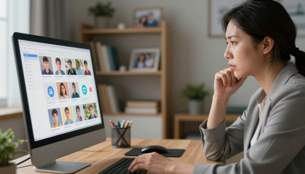 Monitoramento de mensagens dos filhos em redes sociais