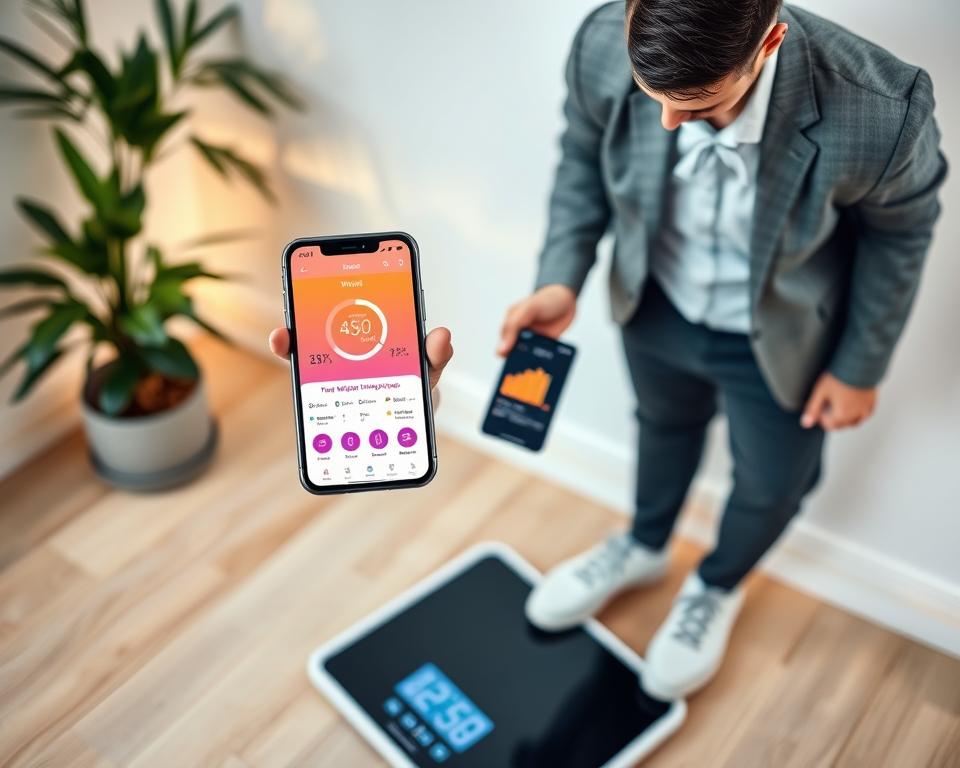app de balança (para pesar seu peso)