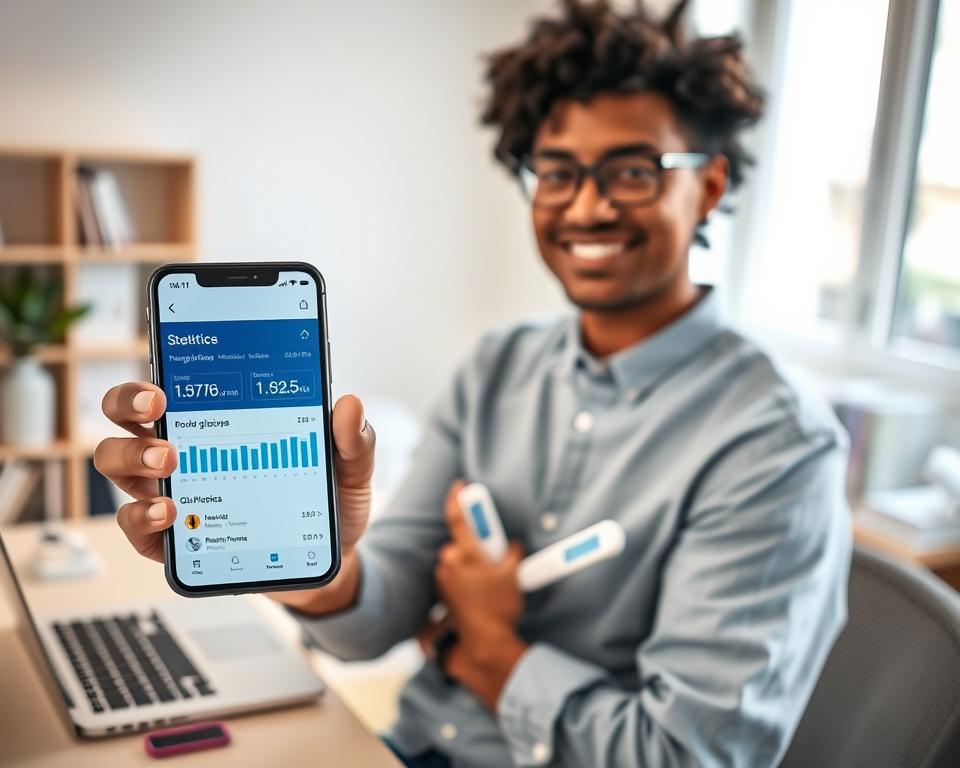 app para monitorar glicose