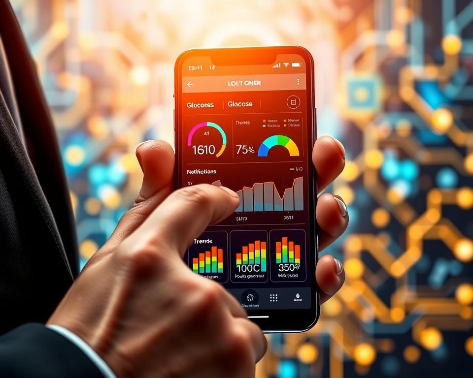 app para monitorar glicose