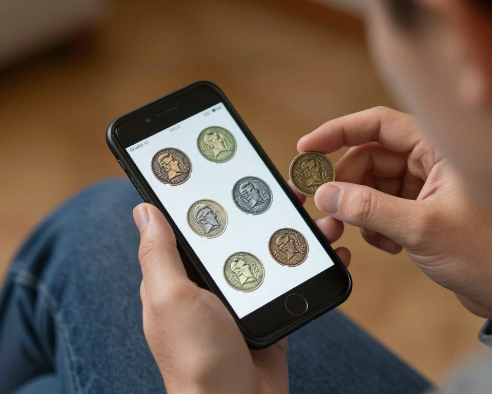 identifique moedas antigas pelo celular