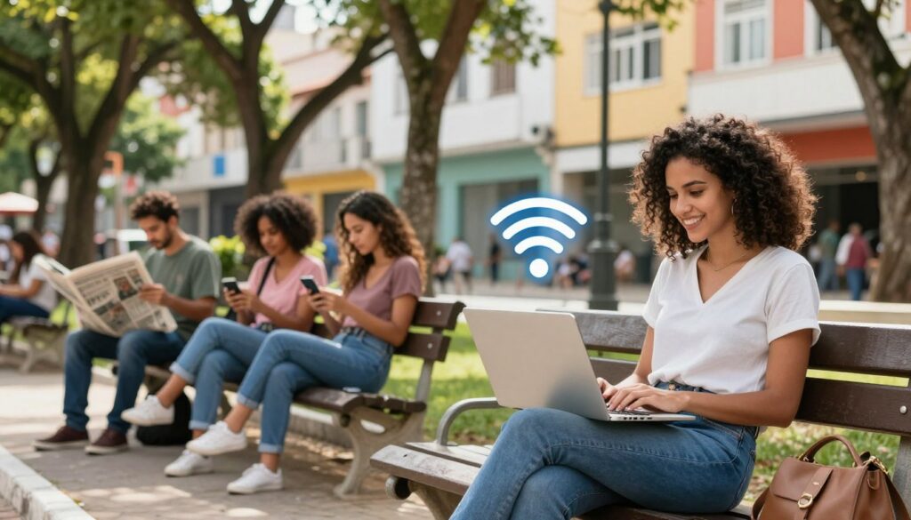 rede wi-fi próxima