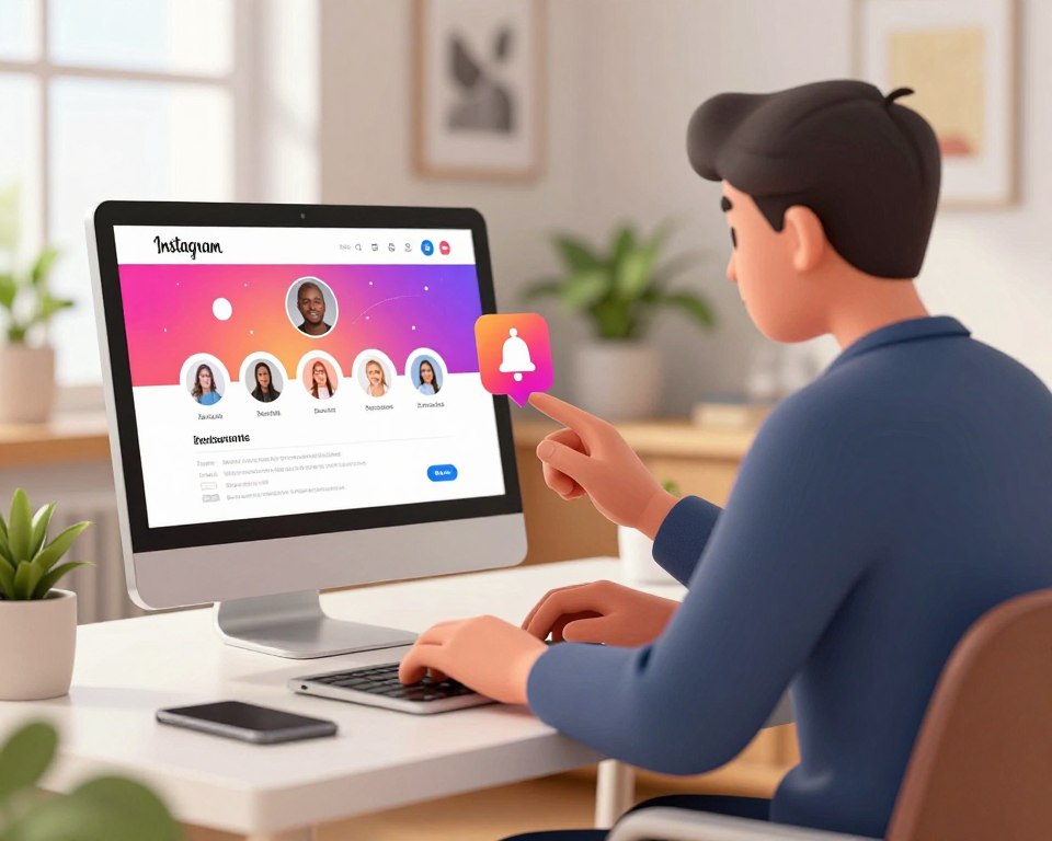 visitou perfil instagram