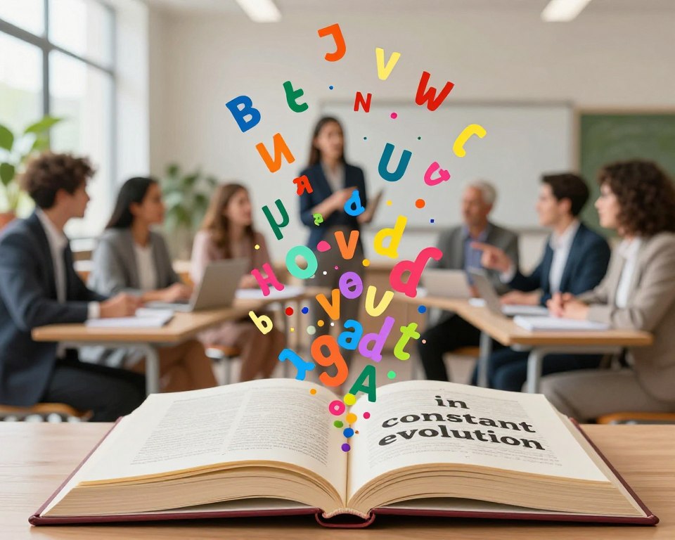 vocabulário em constante evolução