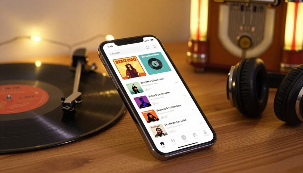 Aplicativo de músicas nostálgicas