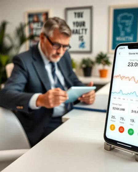 App monitorar glicose
