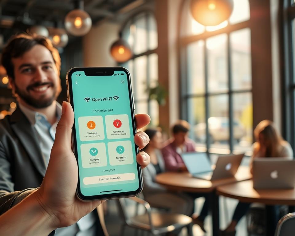 App para conectar-se a wi-fi aberto