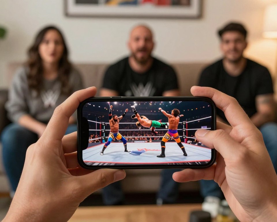 Assista WWE ao vivo no celular