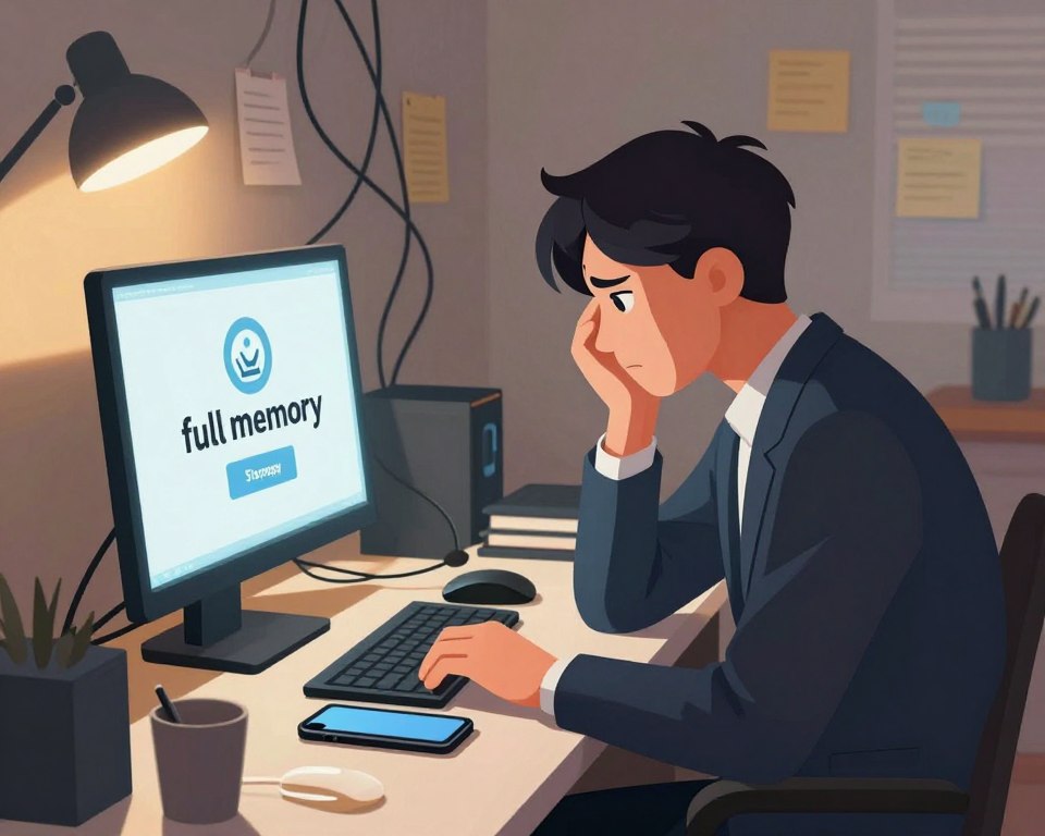 Pare de Sofrer com Memória Cheia