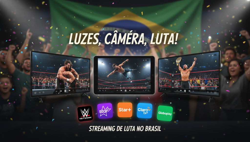 Plataformas de streaming WWE no Brasil