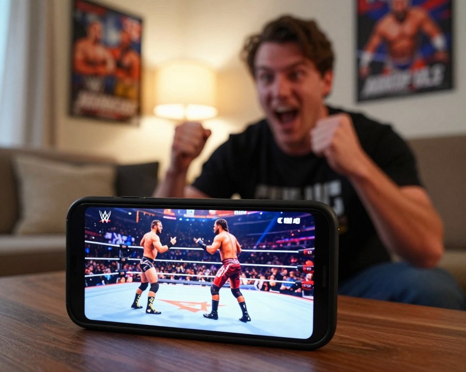 Transmissão WWE ao vivo em dispositivos móveis