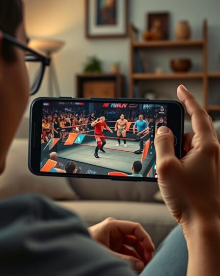 app para assistir wwe