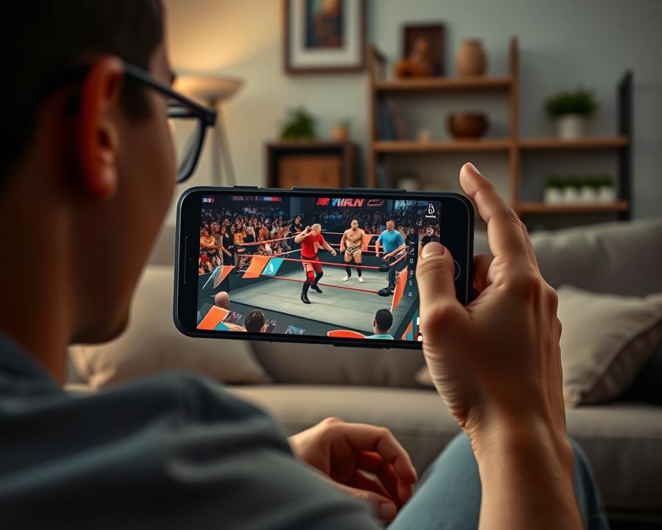 app para assistir wwe