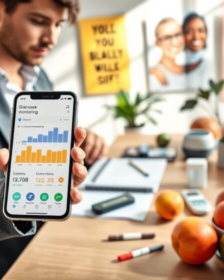 app para monitorar glicose