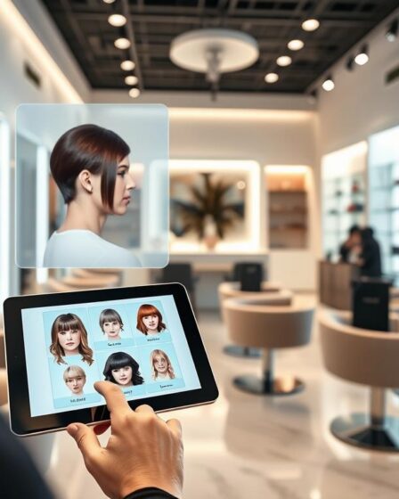 app para simular cortes de cabelo