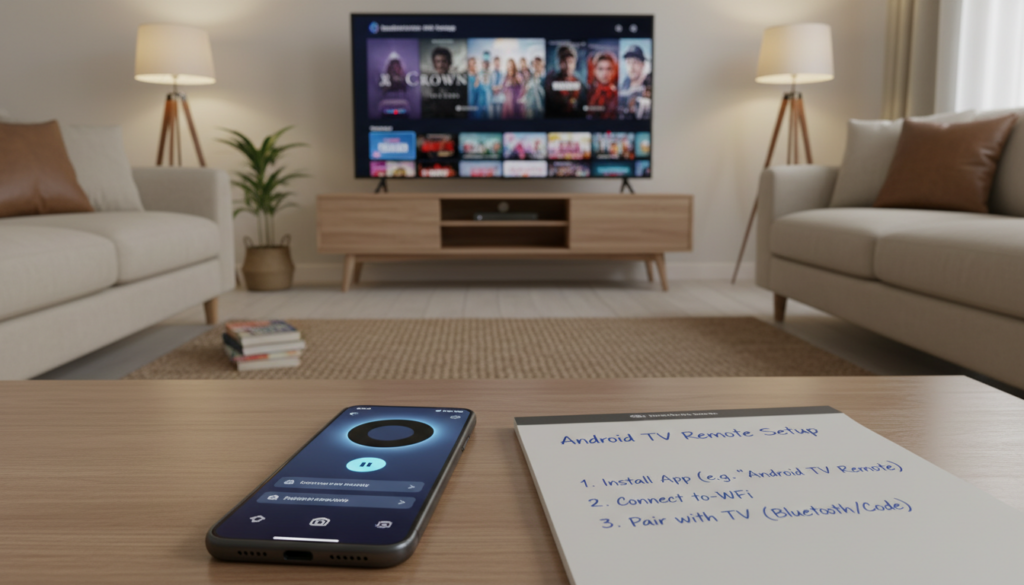 checklist inicial para usar celular como controle da tv android