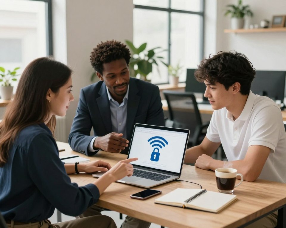 conexão segura a redes Wi-Fi