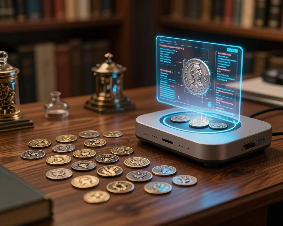 inteligência artificial moedas