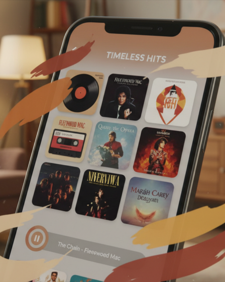 App Com as Melhores Músicas Retrô e Clássicas