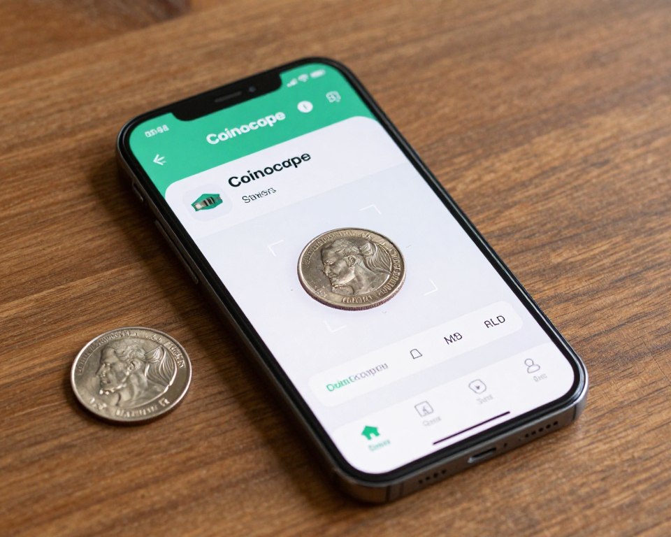 Coinoscope app identificar moedas